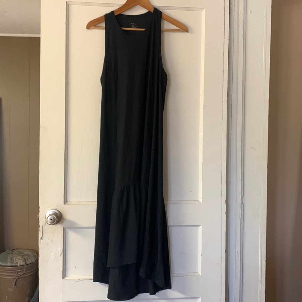 Sweaty Betty black racer back dress